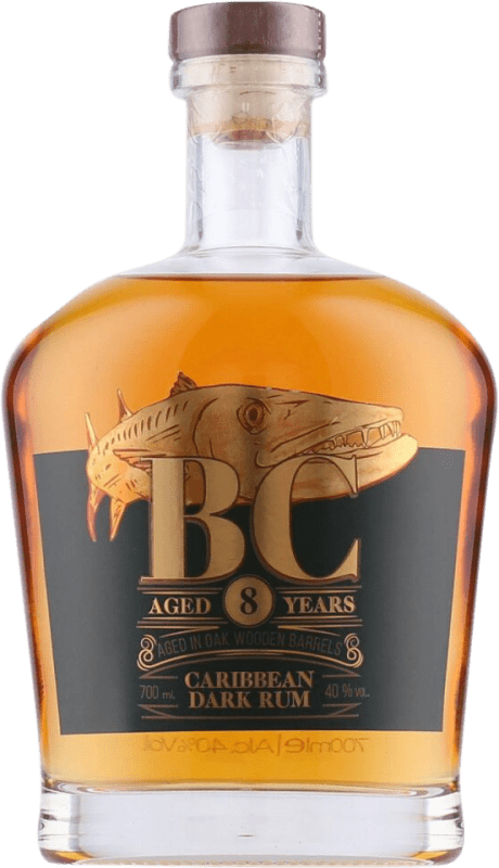 32,95 € Бесплатная доставка | Ром BC Caribbean Dark Панама 8 Лет бутылка 70 cl