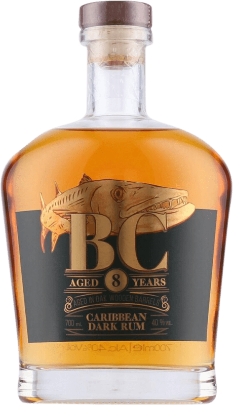 17,95 € Free Shipping | Rum BC Caribbean Dark Panama 8 Years 70 cl