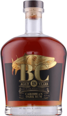 61,95 € 送料無料 | ラム BC Caribbean Dark パナマ 18 年 ボトル 70 cl