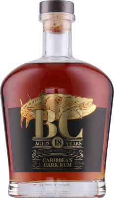 45,95 € Spedizione Gratuita | Rum BC Caribbean Dark — Scuro Panama 18 Anni 70 cl