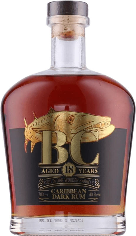 61,95 € Envio grátis | Rum BC Caribbean Dark Panamá 18 Anos Garrafa 70 cl