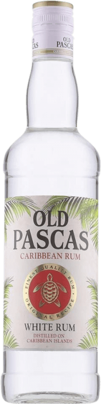 13,95 € Envoi gratuit | Rhum Old Pascas Caribbean White Barbade Bouteille 70 cl