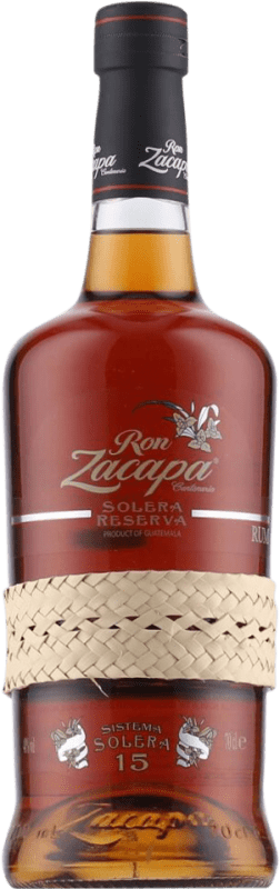 296,95 € Бесплатная доставка | Ром Zacapa Sistema 15 Solera — Солера, Centenario — Столетие Гватемала 70 cl