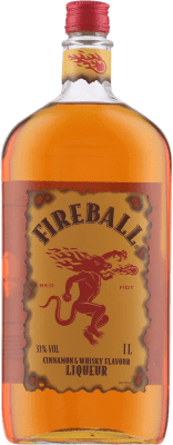 22,95 € Envío gratis | Licores Fireball Irlanda 1 L Cinnamon — Canela, Whisky
