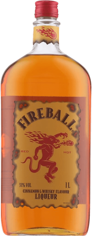 22,95 € Spedizione Gratuita | Liquori Fireball Irlanda 1 L Cinnamon — Cannella, Whisky