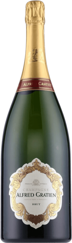 99,95 € Бесплатная доставка | Белое игристое Alfred Gratien Classic брют A.O.C. Champagne шампанское Франция бутылка Магнум 1,5 L