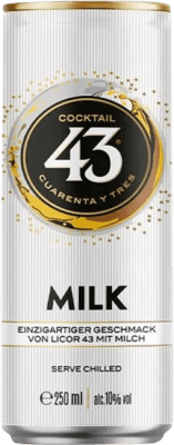 36,95 € 免费送货 | 盒装12个 调和剂 Mixer Licor 43 PreMix Cocktail — 鸡尾酒 西班牙 小瓶装 25 cl Milk — 牛奶