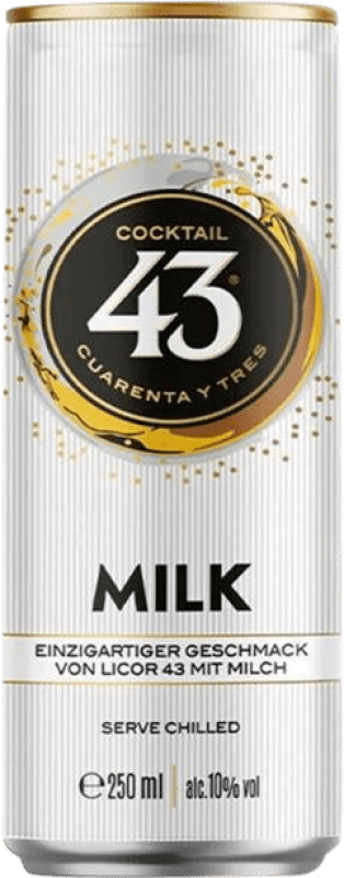 36,95 € Free Shipping | 12 units box Mixer Licor 43 PreMix Cocktail Spain Small Bottle 25 cl Milk