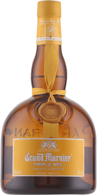 45,95 € Envío gratis | Licores Grand Marnier Cordon Jaune Triple SEC Francia Botella 70 cl