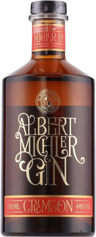 33,95 € Envio grátis | Gin Albert Michler Crimson Gin Alemanha Garrafa 70 cl