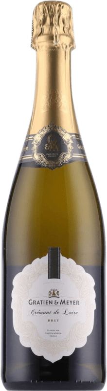 Weißer Sekt Gratien & Meyer Cuvée Diadem Sekt Brut A.O.C. Crémant de Loire Frankreich Chardonnay, Chenin Weiß, Cabernet Flasche 75 cl