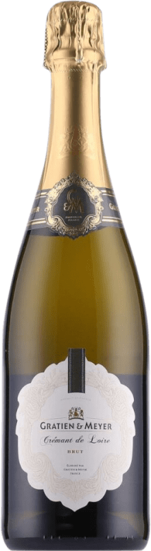 19,95 € Free Shipping | White Sparkling Wine Gratien & Meyer Diadem Brut Cuvée A.O.C. Crémant de Loire France Cabernet Sauvignon, Chardonnay, Chenin 75 cl