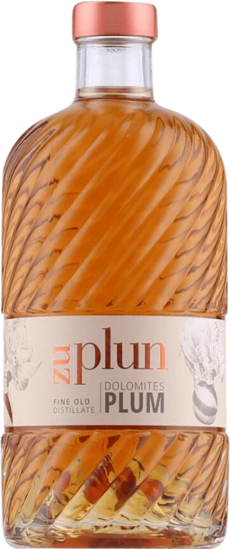 71,95 € Envio grátis | Aguardente Orujo Zu Plun Dolomites Plum Fine Old Destillate Itália Garrafa Medium 50 cl