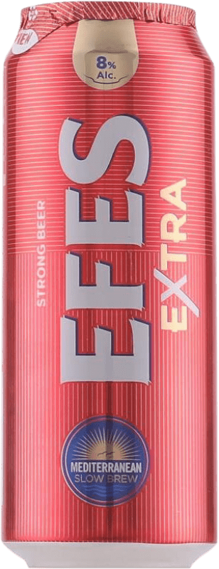1,95 € Бесплатная доставка | Пиво Efes Extra — Экстра Индейка Средняя банка 50 cl Strong — Крепкий