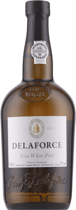 14,95 € Kostenloser Versand | Verstärkter Wein Delaforce Fine White I.G. Porto Porto Portugal Flasche 75 cl