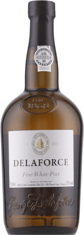 14,95 € Spedizione Gratuita | Vino fortificato Delaforce Fine White I.G. Porto porto Portogallo Bottiglia 75 cl