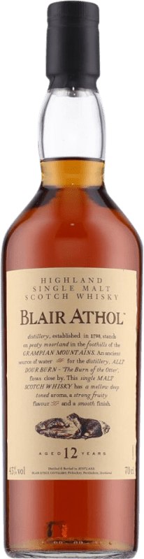 51,95 € Бесплатная доставка | Виски из одного солода Blair Athol Flora & Fauna Edition горная местность Объединенное Королевство 12 Лет бутылка 70 cl