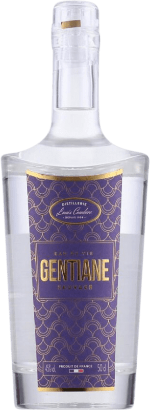 46,95 € Бесплатная доставка | Ликеры Louis Couderc Gentiane Eau de Vie Sauvage Франция бутылка Medium 50 cl