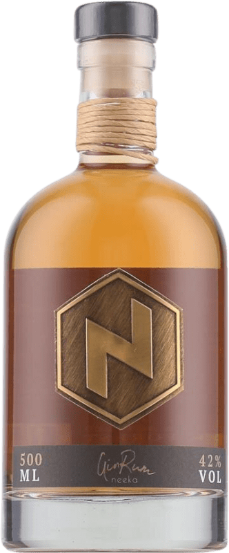 41,95 € Kostenloser Versand | Genever Gin Neeka GinRum Gold — Edition Gold Deutschland Medium-Flasche 50 cl