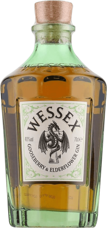 34,95 € 免费送货 | 金酒 Gin Wessex 英国 70 cl Elderflower — 接骨木花, Johannisbeere — 黑加仑