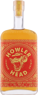 Whisky Bourbon Howler Head. Straight with Banana Flavouring 70 cl