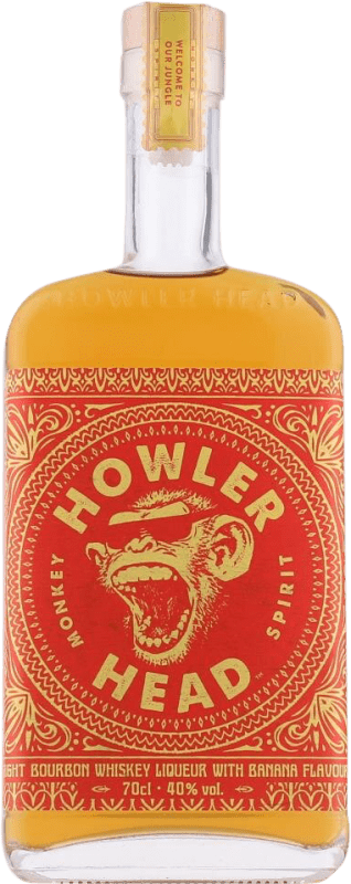 44,95 € Бесплатная доставка | Бурбон Howler Head. Banana Flavouring Straight Соединенные Штаты Бутылка 70 cl