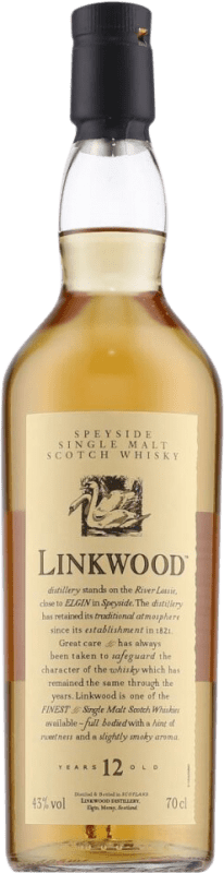 51,95 € Kostenloser Versand | Single Malt Whisky Linkwood Flora & Fauna Limitierte Edition Schottland Großbritannien 12 Jahre 70 cl