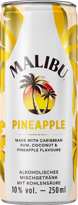 Getränke und Mixer 12 Einheiten Box Malibu Malibu Rum & Pineapple 25 cl