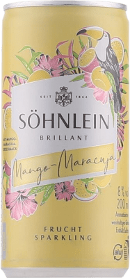 2,95 € Бесплатная доставка | Белое игристое Söhnlein Brillant Mango Maracuja Германия Алюминиевая банка 20 cl