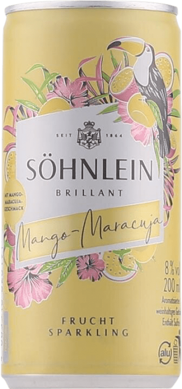 2,95 € Envio grátis | Espumante branco Söhnlein Brillant Mango Maracuja Alemanha Lata 20 cl