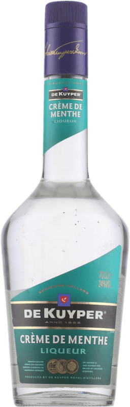 15,95 € Envío gratis | Crema de Licor De Kuyper Menthe White Países Bajos Botella 70 cl