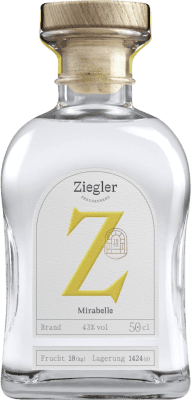 91,95 € Free Shipping | Pomace Brandy Ziegler Germany Medium Bottle 50 cl Mirabelle