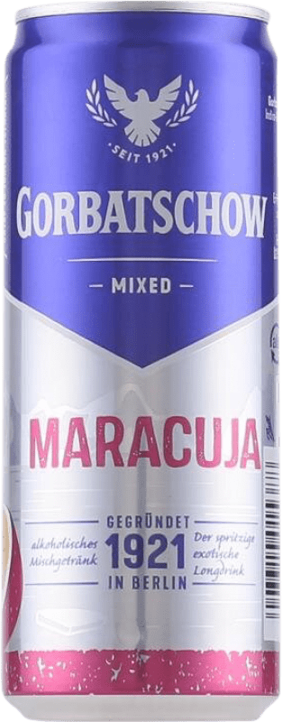 3,95 € Kostenloser Versand | Mixer Gorbatschow Mixed Maracuja Deutschland Alu-Dose 33 cl