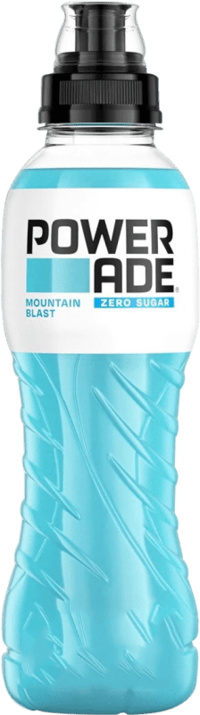 12,95 € Spedizione Gratuita | Scatola da 12 unità Bibite Powerade Mountain Blast Zero Germania Bottiglia Medium 50 cl