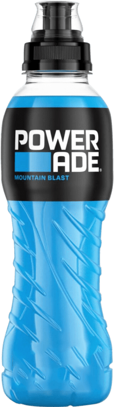 1,95 € Free Shipping | Soft Drinks & Mixers Powerade Mountain Blast Germany Medium Bottle 50 cl