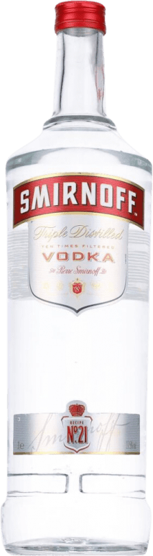 79,95 € Envío gratis | Vodka Smirnoff Nº 21 Rusia Botella Especial 3 L