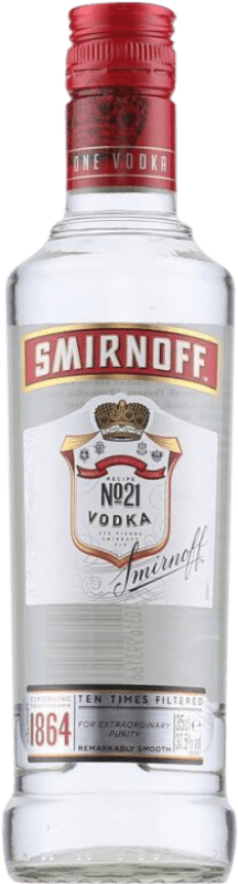 9,95 € Envío gratis | Vodka Smirnoff Nº 21 Rusia Botellín Tercio 35 cl