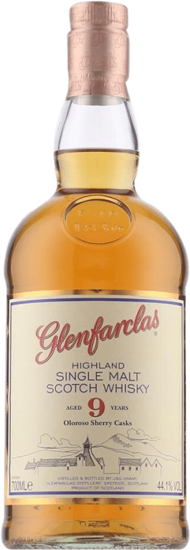 57,95 € Spedizione Gratuita | Whisky Single Malt Glenfarclas Oloroso Sherry Casks Scozia Regno Unito 9 Anni Bottiglia 70 cl