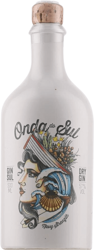 139,95 € Envio grátis | Gin Gin Sul Onda do Sul Limited Edition Alemanha Garrafa Medium 50 cl