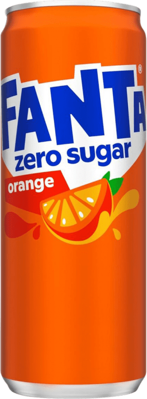 1,95 € Free Shipping | Soft Drinks & Mixers Fanta Orange Zero Sugar Germany Can 33 cl