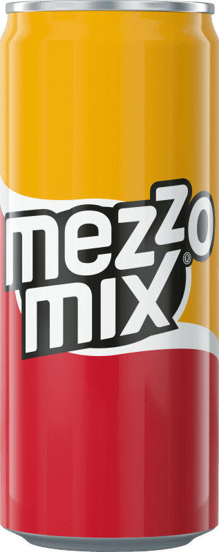 37,95 € 免费送货 | 盒装24个 饮料和搅拌机 Mezzo Mix Original 德国 铝罐 33 cl