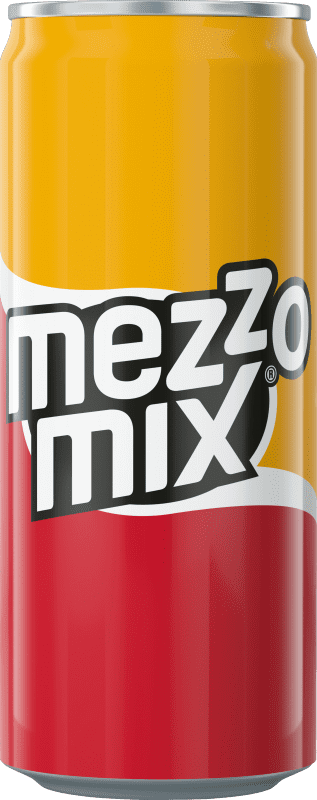 18,95 € Spedizione Gratuita | Scatola da 24 unità Bibite Mezzo Mix Originale Germania Lattina 33 cl