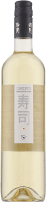 7,95 € Бесплатная доставка | Белое вино Oroya. Blanco Sushi сухой Испания Macabeo, Airén, Muscat бутылка 75 cl