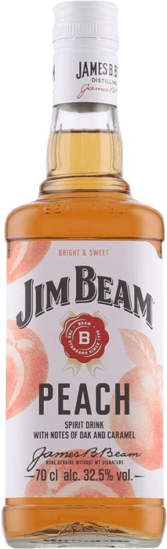 25,95 € Envío gratis | Whisky Bourbon Jim Beam Estados Unidos 70 cl Peach — Melocotón