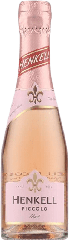 3,95 € Envio grátis | Espumante Rosé Henkell Piccolo Trocken — Seco Rosé Alemanha Garrafinha 20 cl