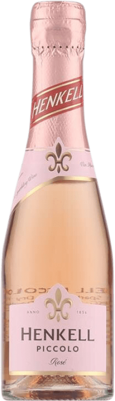 3,95 € 免费送货 | 玫瑰气泡酒 Henkell Piccolo Rosé Sekt 干 德国 小瓶 20 cl