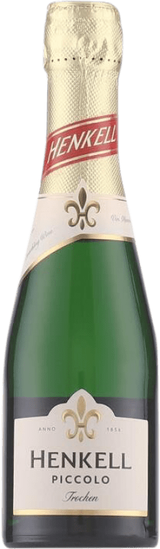 3,95 € Free Shipping | White Sparkling Wine Henkell Piccolo Trocken — Dry Germany Small Bottle 20 cl