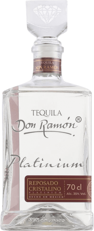 59,95 € 免费送货 | 龙舌兰酒 Don Ramón Platinium Reposado — 雷波萨多, Cristalino — 透明陈酿龙舌兰 墨西哥 70 cl
