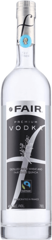 22,95 € Envío gratis | Vodka Fair Premium Francia 70 cl