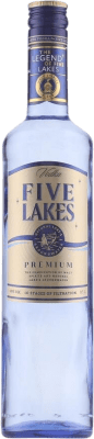 12,95 € Kostenloser Versand | Wodka Five Lakes Premium Kasachstan Medium Flasche 50 cl